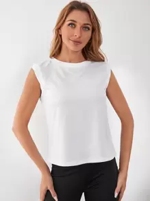 Easithlete Absorbs Sweat Breathable Sports Tank Top - White - View 4