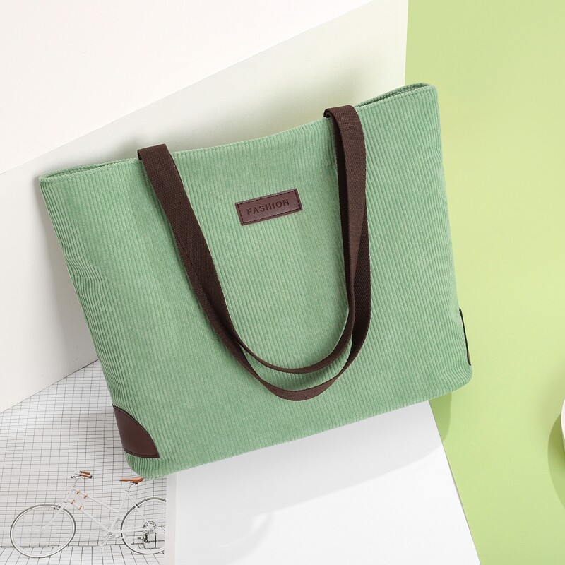 

Two Tone Tote Bag, Green