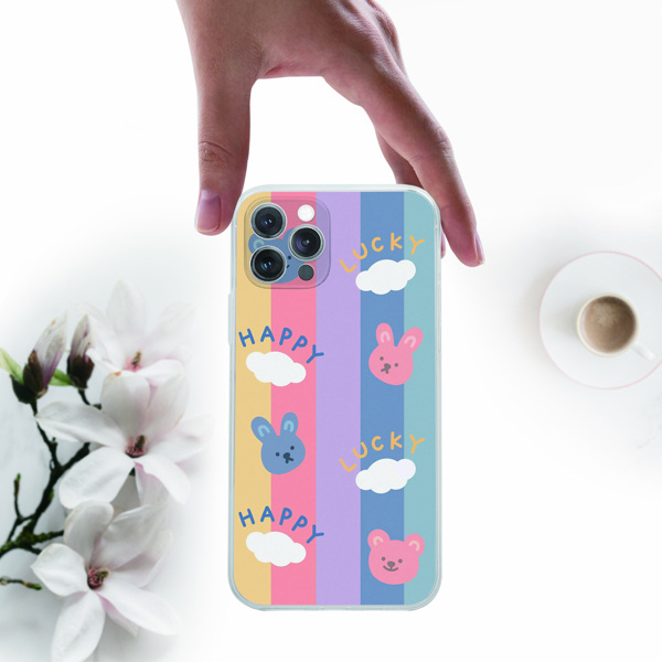 

Cartoon Graphic Phone Case, Multicolor