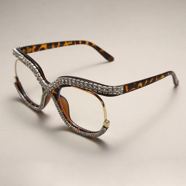 

Rhinestone Decor Eyeglasses