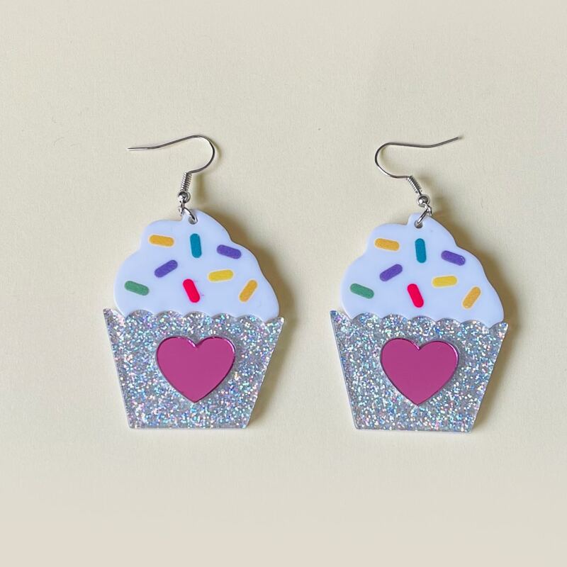 

Ice Cream Drop Earrings, Multicolor