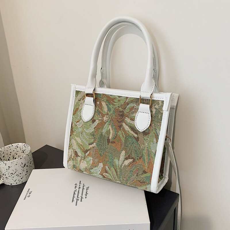 

Flower Graphic Shoulder Bag, Multicolor