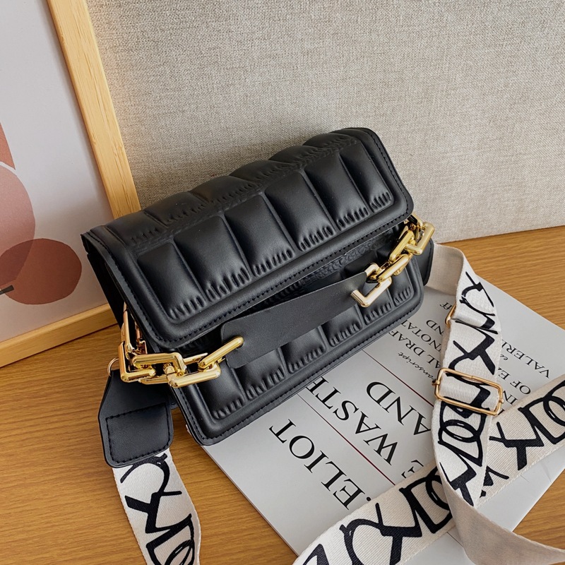 

Croc Embossed Crossbody Bag, Black