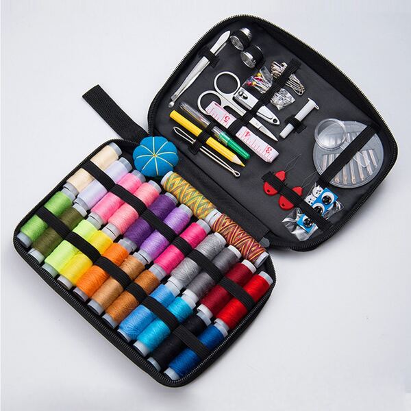 

1set Portable Sewing Kit, Multicolor