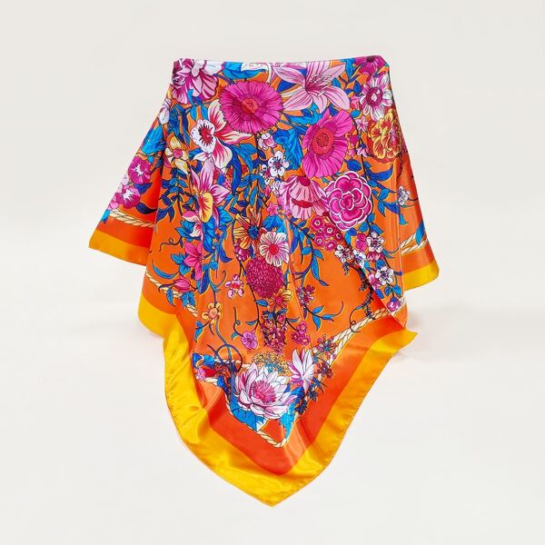 

Flower Print Bandana, Multicolor