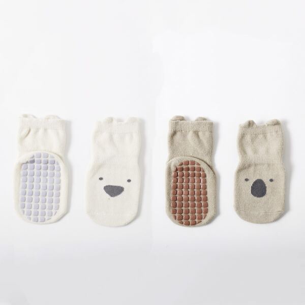 

2pairs Toddler Kids Cartoon Graphic Socks, Multicolor