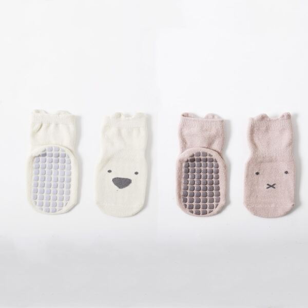 

2pairs Toddler Kids Cartoon Graphic Socks, Multicolor