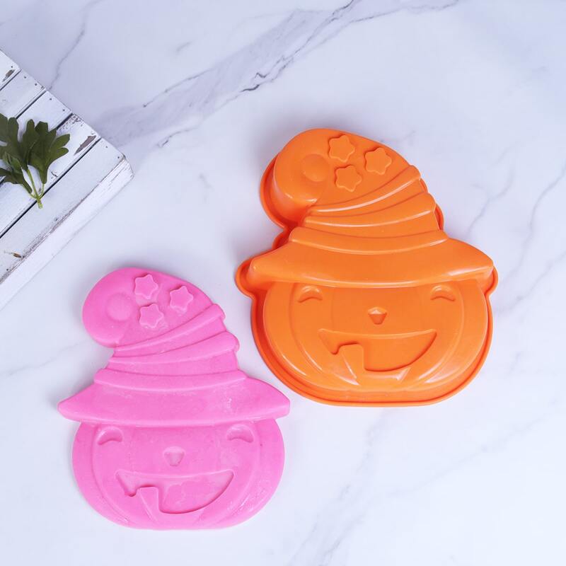 

1pc Halloween Pumpkin Shaped Mold, Orange