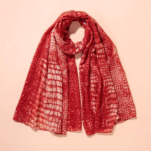 

Simple Ombre Scarf, Red