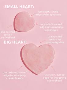 SHEGLAM Love & Lift 2-in-1 Rose Quartz Gua Sha Set - Pink - View 2