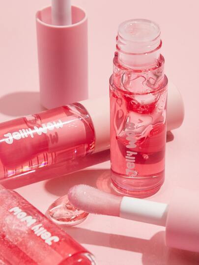 SHEGLAM Jelly Wow زيت شفاه مرطب-Berry Involved روج ملمع شفاه شفاف جلوس ماركة تجميل ومكياج للنساء والفتيات