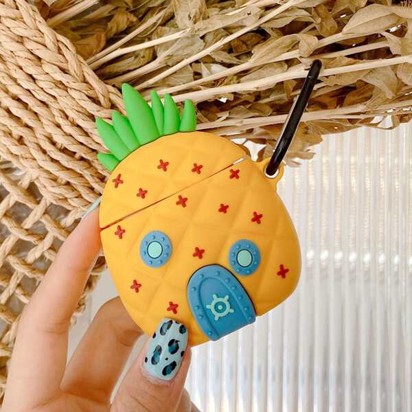 

Pineapple Shaped Case For Airpods, Yellow
