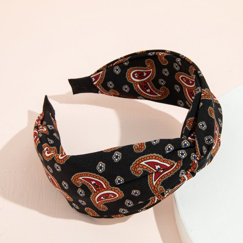 

Paisley Pattern Hair Hoop, Multicolor