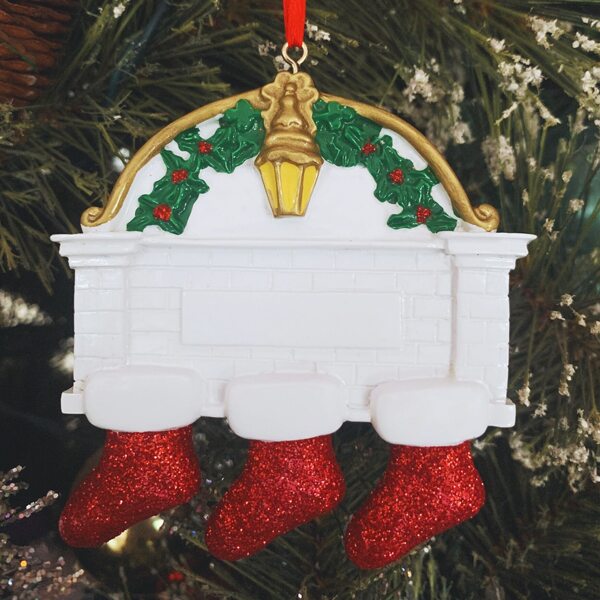

Christmas Sock Shaped Wall Hanging, Multicolor