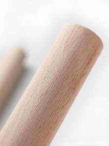 1pc Wooden Rolling Pin - Khaki - View 3