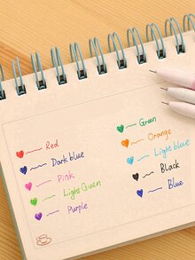 10pcs Cartoon Graphic Gel Pen - Multicolor - View 2