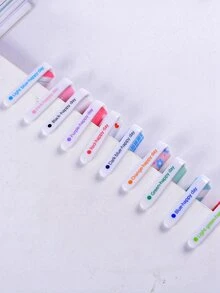 10pcs Cartoon Graphic Gel Pen - Multicolor - View 3