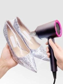 50pcs Clear Shoe Storage Bag, Simple PVC Shoe Dust Protection Thermoplastic Film Storage Bag For Household - Clear - View 1