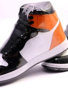 50pcs Clear Shoe Storage Bag, Simple PVC Shoe Dust Protection Thermoplastic Film Storage Bag For Household - Clear - View 3