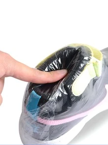 50pcs Clear Shoe Storage Bag, Simple PVC Shoe Dust Protection Thermoplastic Film Storage Bag For Household - Clear - View 7