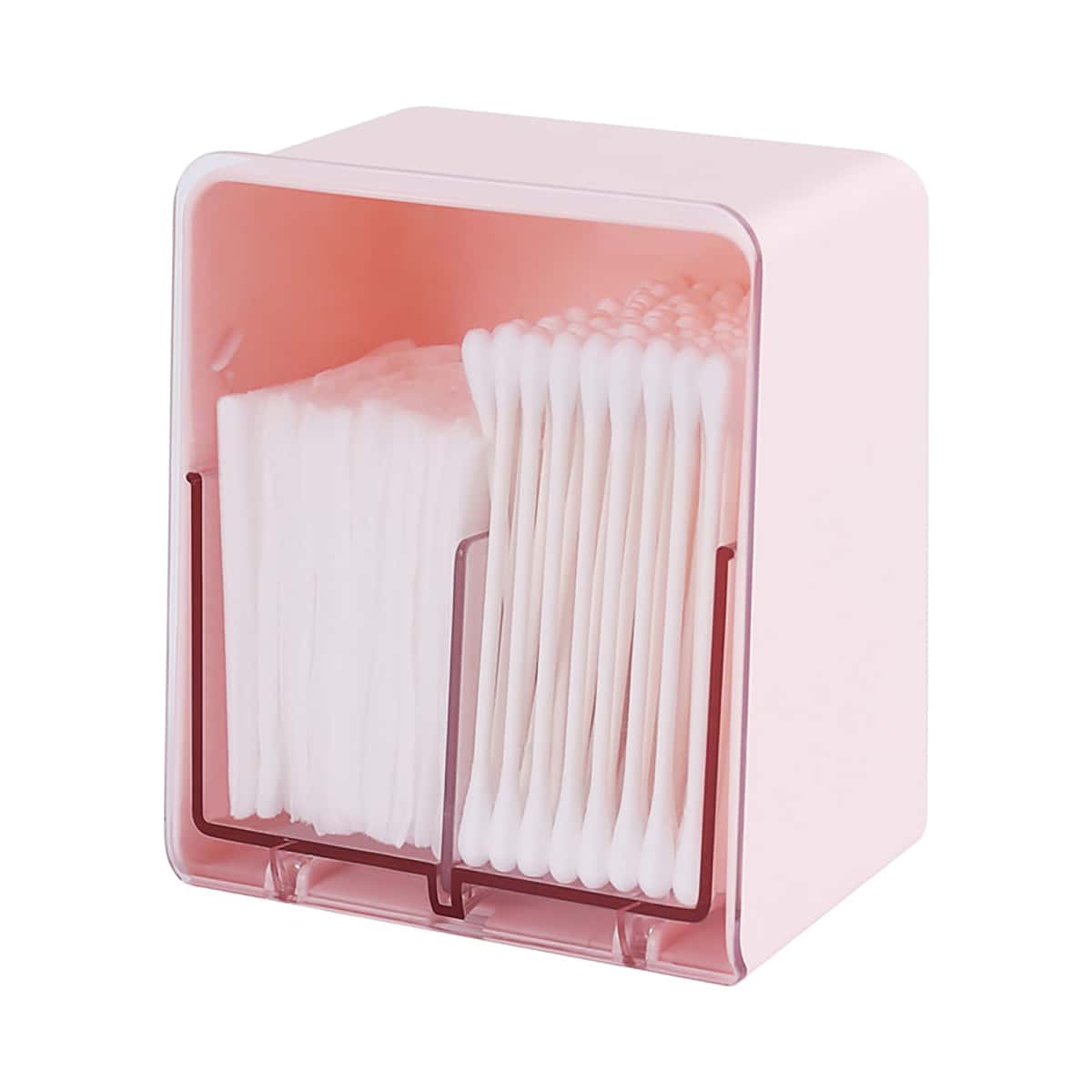 

1pc Plain Storage Box, Pink