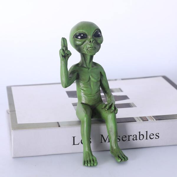 

Alien Shaped Art Decoration, Green