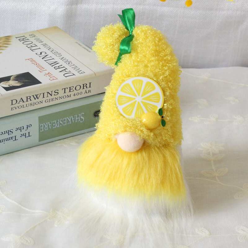 

1pc Lemon Decor Plush Doll Party Decoration, Yellow