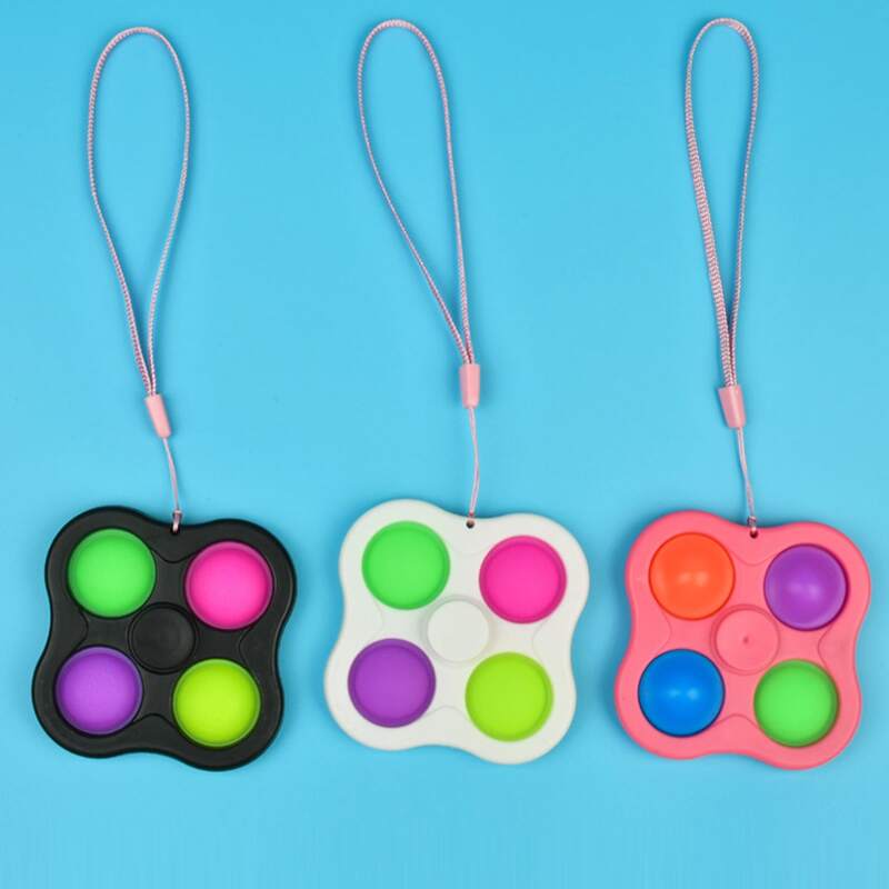 

1pc Random Color Push Pop Bubble, Multicolor