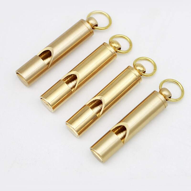 

1pc Metal Whistle, Bronze