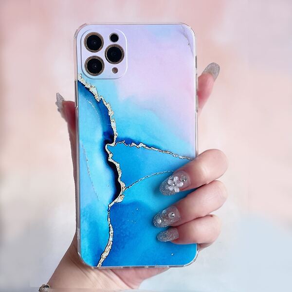

Marble Pattern Phone Case, Multicolor