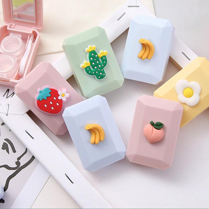 

1pc Fruit Decor Random Contact Lens Case, Multicolor