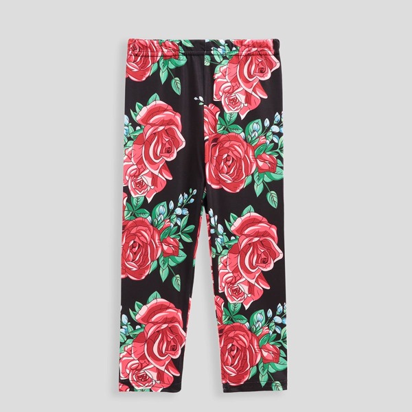 

Toddler Girls Floral Print Leggings, Multicolor