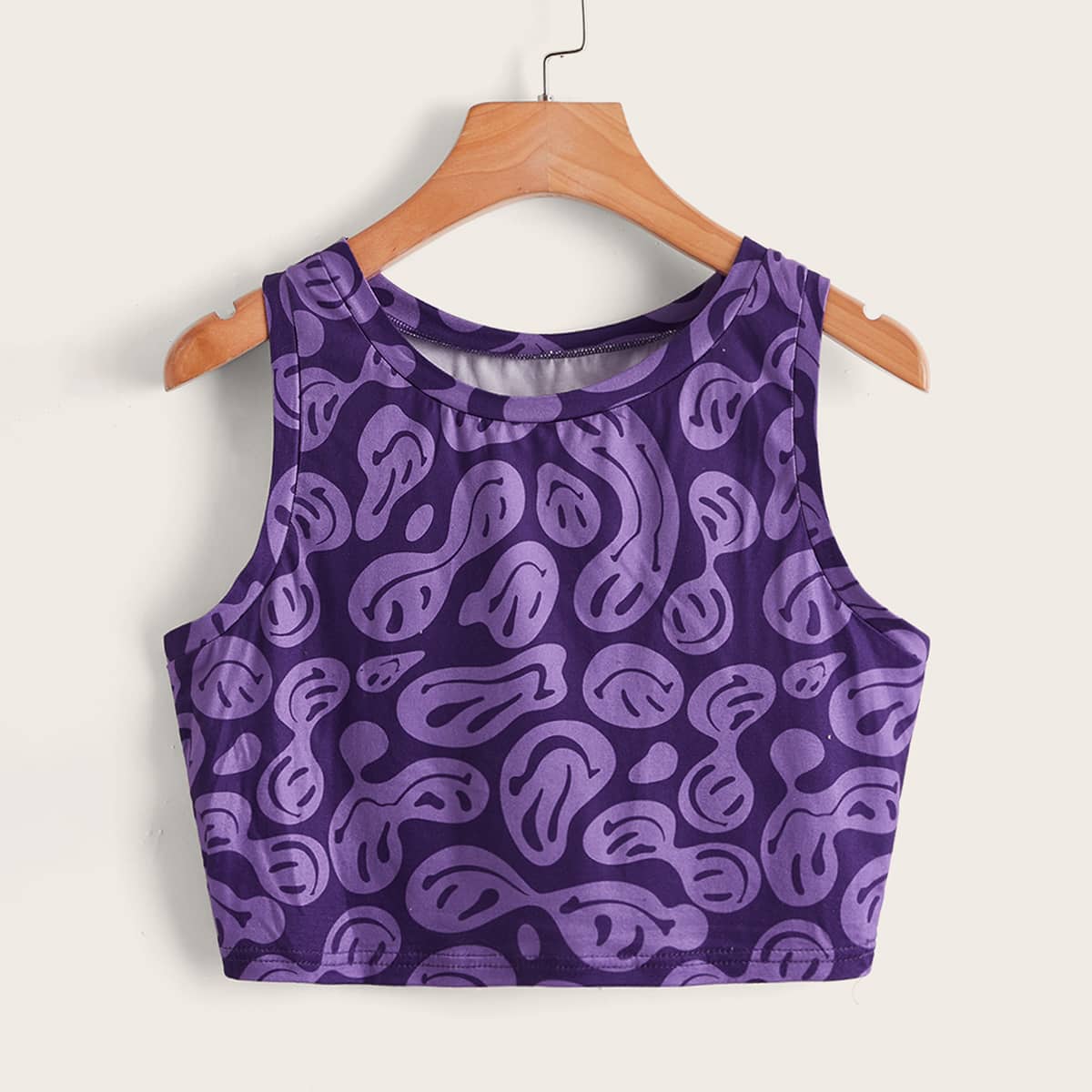 

All Over Print Tank Top, Purple