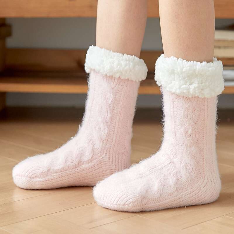 

Fuzzy Crew Socks, Multicolor