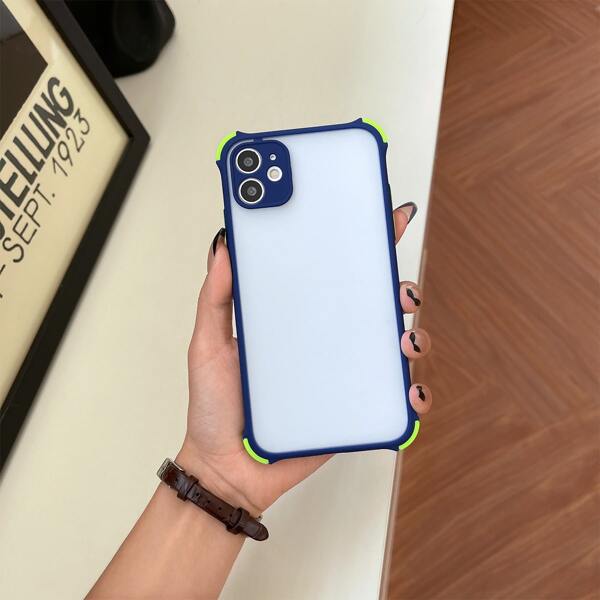 

Contrast Frame Phone Case, Royal blue