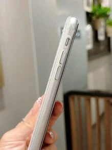 Apple 2000s Fashion Y2k Glitter Phone Case Compatible With IPhone15/15Plus/15Pro/15Promax - Silver - View 3