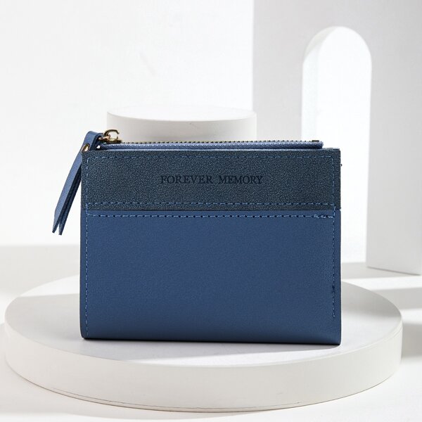 

Letter Graphic Card Holder, Blue