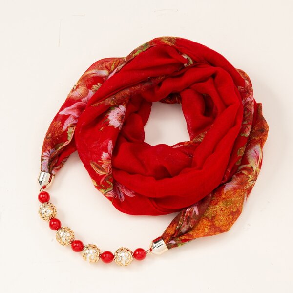 

Floral Print Scarf, Multicolor