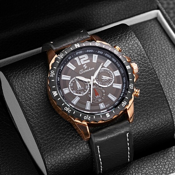 

Men Triple Dial Quartz Watch
