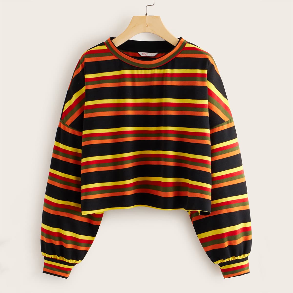 

Colorful Striped Tee, Multicolor