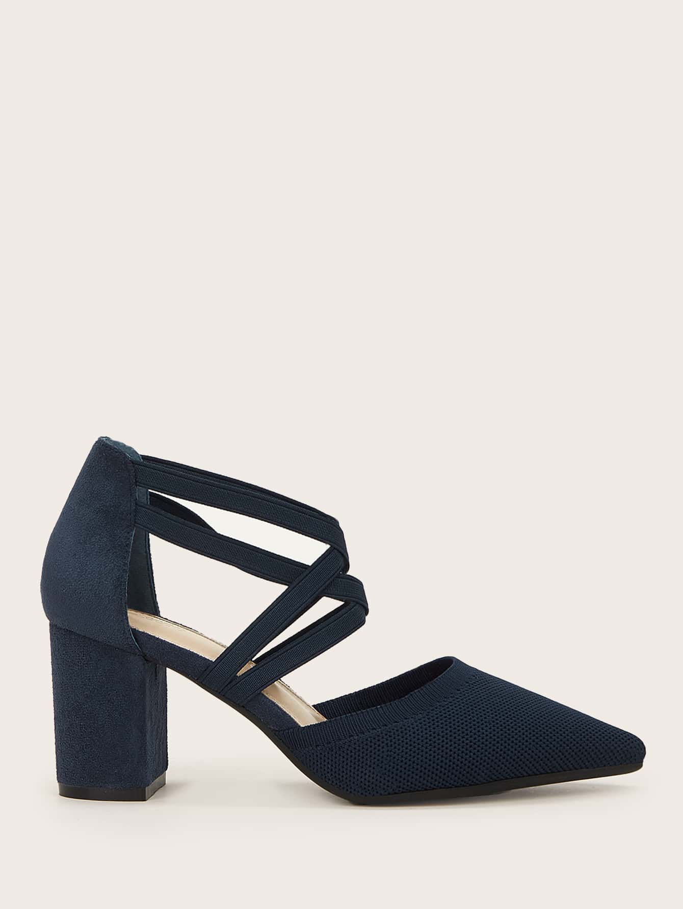 CUCCOO BASICS Minimalist Point Toe Ankle Strap Court Pumps For Summer Vacation Shoes Summer Elegant Heels Back To School Shoes College Student Shoes Spring Shoes Spring Break Easter For Christmas Valentine's Day Spring Shoes