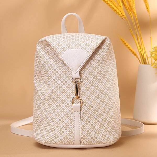 

Geo Graphic Flap Backpack, Multicolor