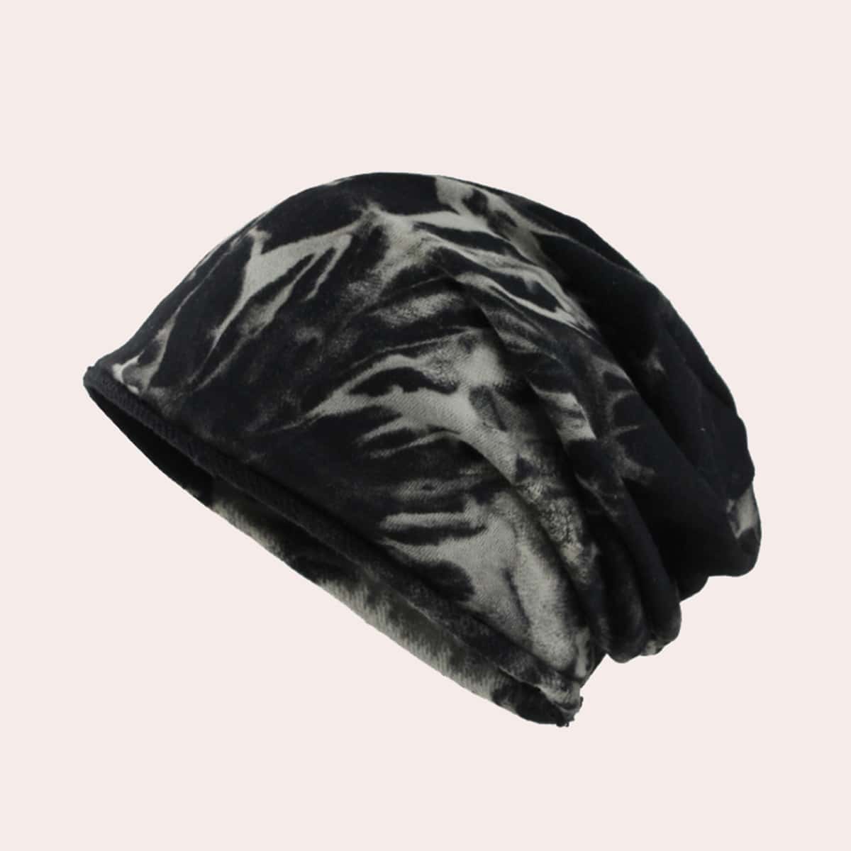 

Guys 1pc Tie Dye Hat, Black