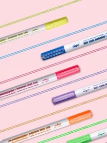 sipa Saudi Arabia Double Line Outline Pen Set Of 8 Colors - Multicolor - View 3