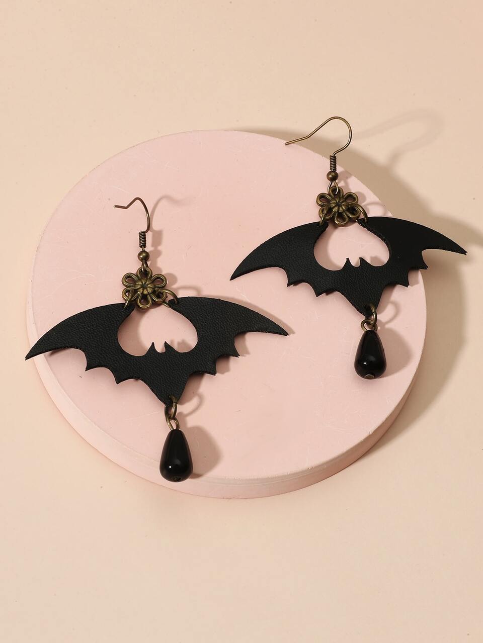 Halloween Bat Drop Earrings
