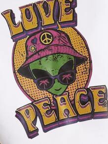 Letter Graphic Pet Tee