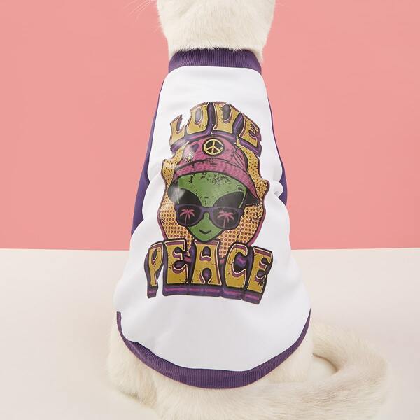 

Letter Graphic Pet Tee, Multicolor