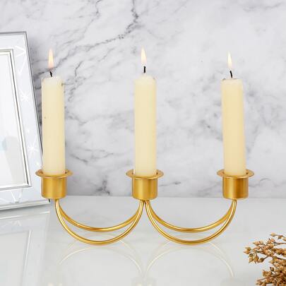 1pc Iron Candle Holder