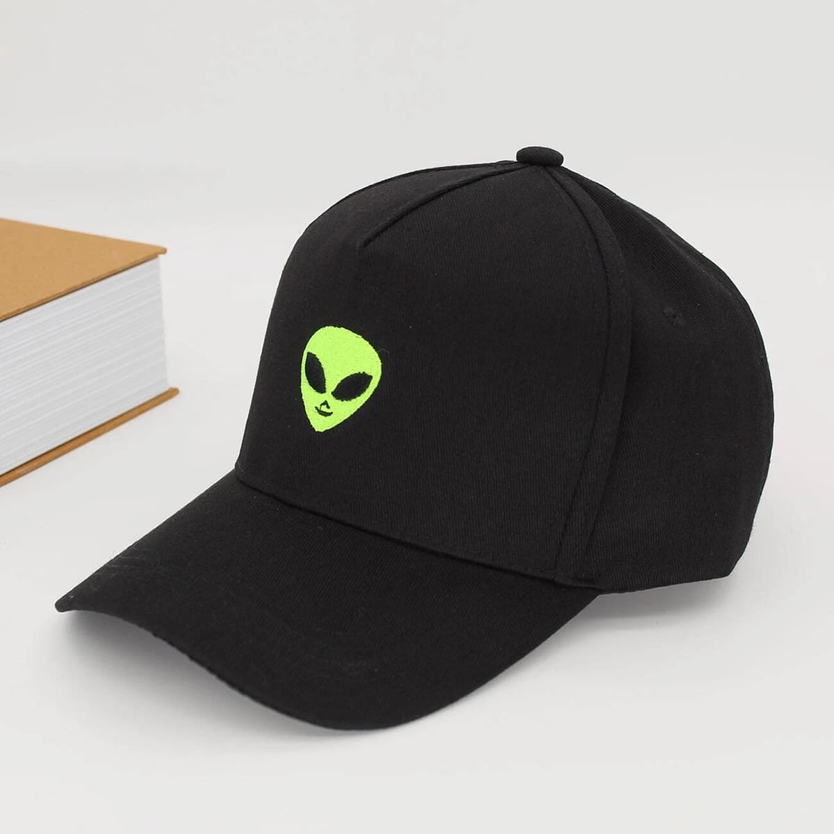 

Guys Alien Graphic Baseball Cap, Black