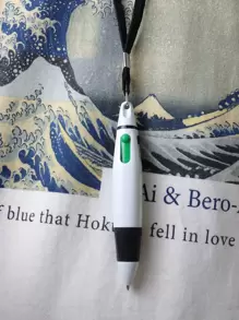 1pc Ballpoint Pen With Lanyard - Multicolor - View 4